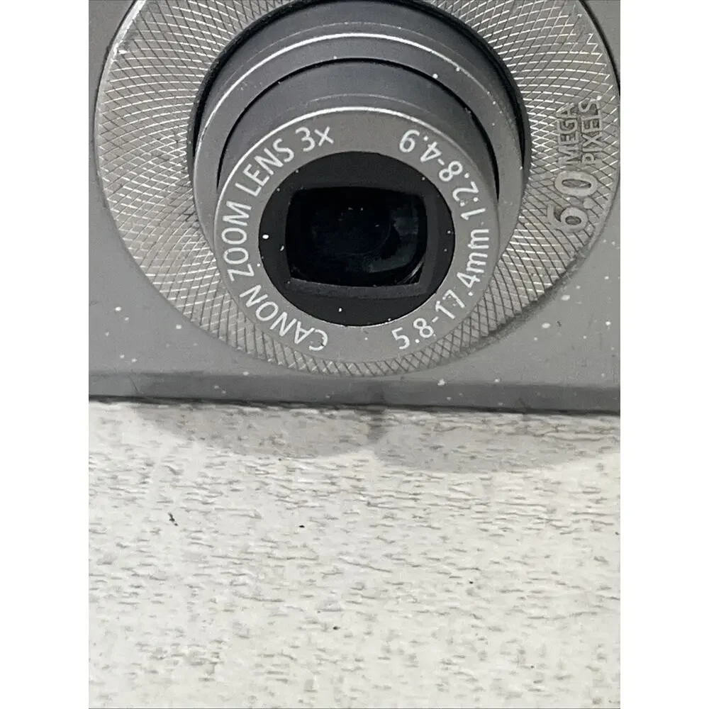 Canon PowerShot SD630 Digital ELPH Camera 6.0MP 3X Zoom Silver Lightweigh Tested